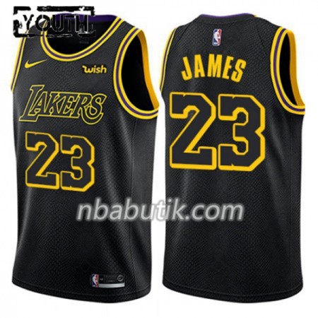 NBA Børn Trøje Los Angeles Lakers LeBron James 23 Nike City Edition Swingman NBA Børn Trøje Los Angeles Lakers LeBron James 23 Nike City Edition Swingman